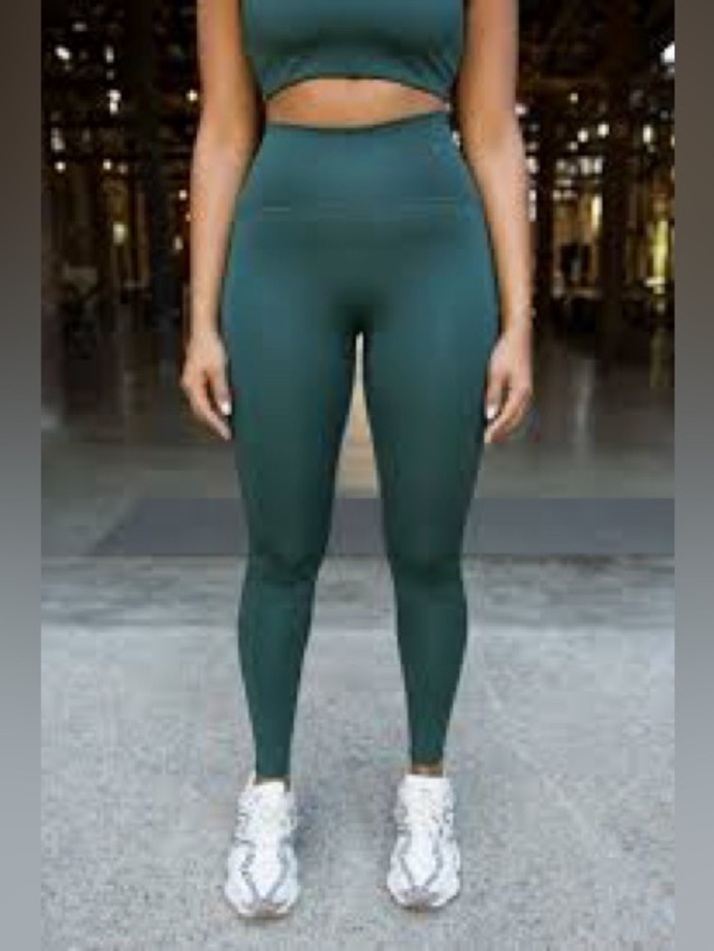 Salt Project Dark Green Sculpt Fearless Leggings